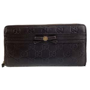 グッチ グッチシマ メイフェア レザー ブラウン 財布