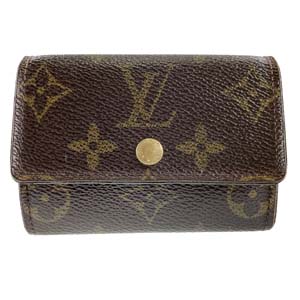 ルイ・ヴィトン モノグラム ポルトモネ プラ ブラウン コインケース