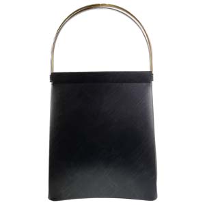 カルティエ トリニティ レザー ブラック ハンドバッグ