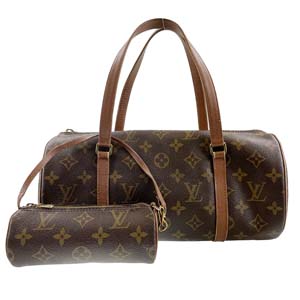 ルイ・ヴィトン モノグラム パピヨン30 ブラウン ハンドバッグ