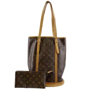 ルイ・ヴィトン モノグラム バケットGM ブラウン ショルダーバッグ