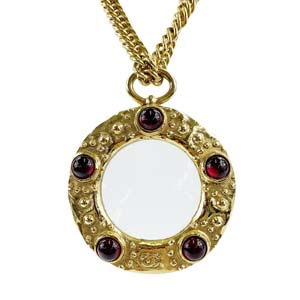 シャネル グリポア ゴールドメッキ ルーペ ゴールド ネックレス