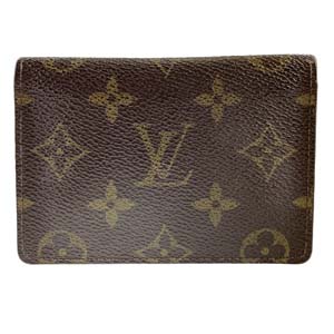 ルイ・ヴィトン モノグラム ポルト２カルト ヴェルティカル ブラウン カードホルダー