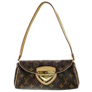ルイ・ヴィトン モノグラム ポシェット ビバリー ブラウン ショルダーバッグ