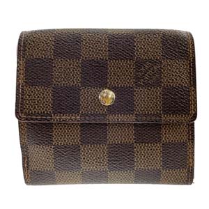 ルイ・ヴィトン ダミエ エベヌ ポルトフォイユ エリーズ ブラウン 財布