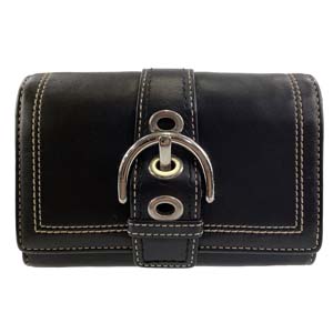 コーチ レザー ブラック 財布