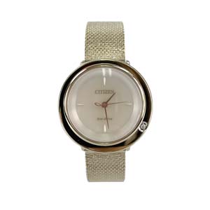 シチズン シチズン エル アンビリュナ  エコドライブ ステンレス 1Pダイヤ ゴールド レディース 腕時計