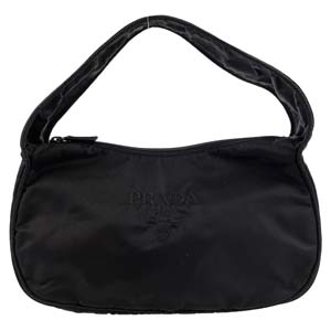 プラダ ナイロン ブラック ハンドバッグ