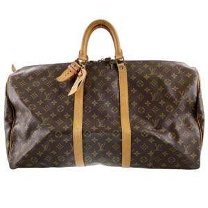 ルイ・ヴィトン モノグラム キーポル55 ブラウン ボストンバッグ