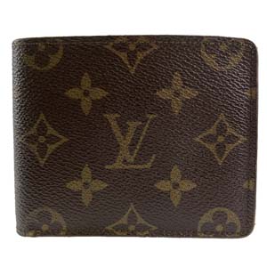ルイ・ヴィトン モノグラム ポルトフォイユ ミュルティプル ブラウン 財布
