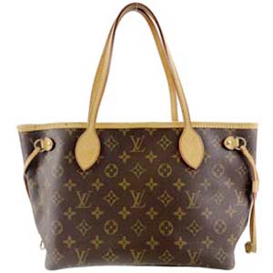 ルイ・ヴィトン モノグラム ネヴァーフルPM ブラウントートバッグ