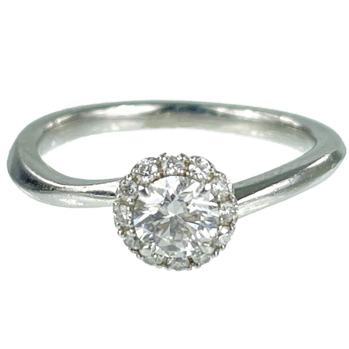 スタージュエリー ダイヤモンド D0.254ct D0.07ct プラチナ Pt950 シルバーカラー リング