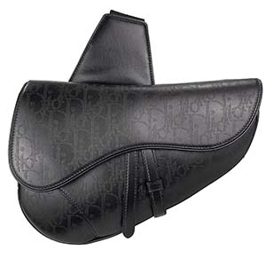 ディオール サドルバッグ SADDLE ディオール オブリーク ギャラクシー レザー ブラック ショルダーバッグ