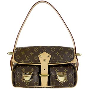 ルイ・ヴィトン モノグラム ハドソンPM ブラウン ショルダーバッグ