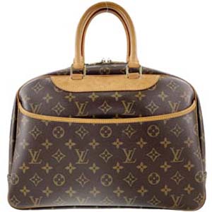 ルイ・ヴィトン モノグラム ドーヴィル ブラウン ハンドバッグ