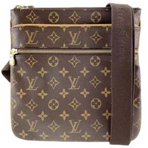 ルイ・ヴィトン モノグラム ポシェット ヴァルミー ブラウン ショルダーバッグ