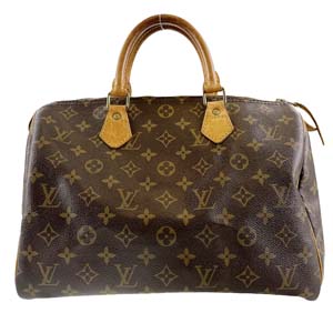 ルイ・ヴィトン モノグラム スピーディ30 ブラウン ハンドバッグ
