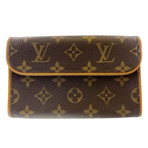 ルイ・ヴィトン モノグラム ポシェット フロランティーヌ ブラウン ウエストバッグ
