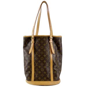 ルイ・ヴィトン モノグラム バケットGM ブラウン ショルダーバッグ