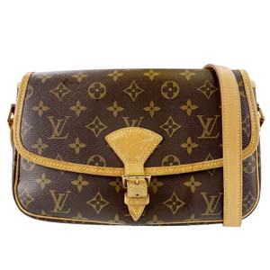 ルイ・ヴィトン モノグラム ソローニュ ブラウン ショルダーバッグ