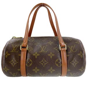 ルイ・ヴィトン モノグラム パピヨン19 ブラウン ハンドバッグ