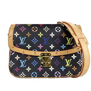 ルイ・ヴィトン モノグラム マルチカラー ソローニュ ノワール ショルダーバッグ