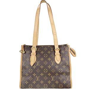 ルイ・ヴィトン モノグラム ポパンクール オ ブラウン トートバッグ