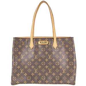 ルイ・ヴィトン モノグラム ウィルシャーMM ブラウン ショルダーバッグ