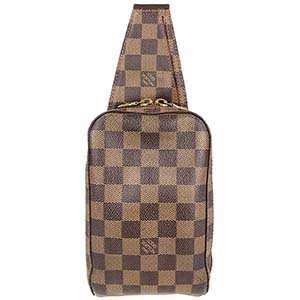 ルイ・ヴィトン ダミエ エベヌ ジェロニモス ブラウン ボディバッグ