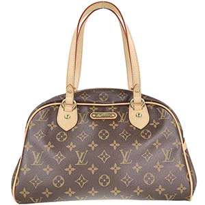ルイ・ヴィトン モノグラム モントルグイユPM ブラウン ショルダーバッグ