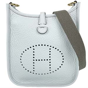 エルメス エヴリン 16 アマゾン TPM トリヨンクレマンス ブルーペール ショルダーバッグ