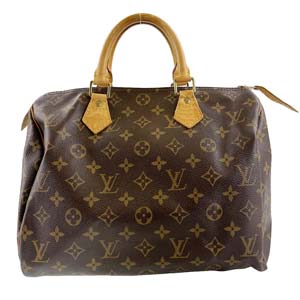 ルイ・ヴィトン モノグラム スピーディ30 ブラウン ハンドバッグ