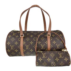 ルイ・ヴィトン モノグラム パピヨン30 ブラウン ハンドバッグ