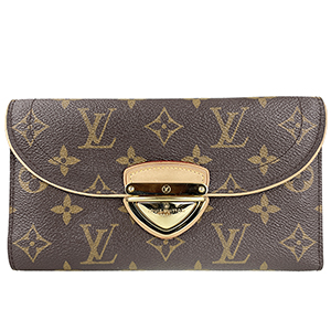 ルイ・ヴィトン モノグラム ポルトフォイユ ウジェニ ブラウン 長財布