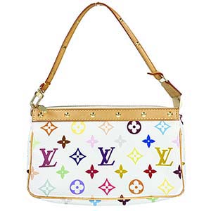 ルイ・ヴィトン モノグラム マルチカラー ポシェット アクセソワ―ル ブロン ポーチ