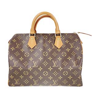 ルイ・ヴィトン モノグラム スピーディ30 ブラウン ハンドバッグ