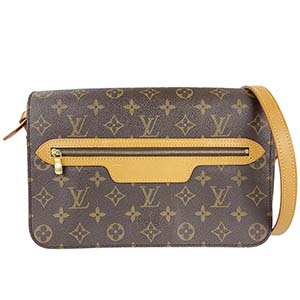 ルイ・ヴィトン モノグラム サンジェルマン28 ブラウン ショルダーバッグ