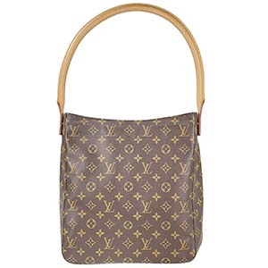 ルイ・ヴィトン モノグラム ルーピングGM ブラウン ショルダーバッグ