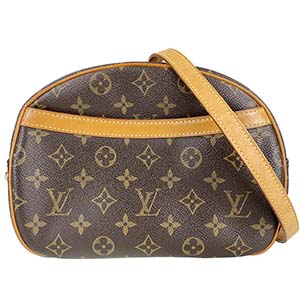 ルイ・ヴィトン モノグラム ブロワ ブラウン ショルダーバッグ