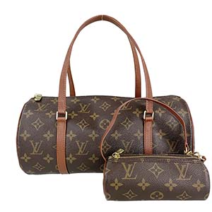 ルイ・ヴィトン モノグラム パピヨン30 ブラウン ハンドバッグ