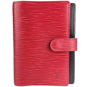 ルイ・ヴィトン エピ アジェンダPM カスティリアンレッド 手帳カバー