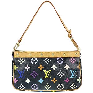 ルイ・ヴィトン モノグラム マルチカラー ポシェット アクセソワ―ル ノワール ポーチ