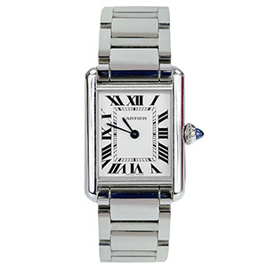 カルティエ タンク マスト ウォッチ SM ステンレススチール シルバー CRWSTA0051 腕時計
