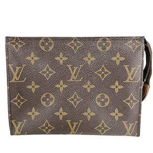 ルイ・ヴィトン モノグラム ポッシュ トワレット19 ブラウン ポーチ