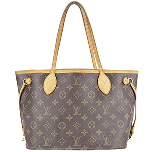 ルイ・ヴィトン モノグラム ネヴァーフルPM ブラウントートバッグ