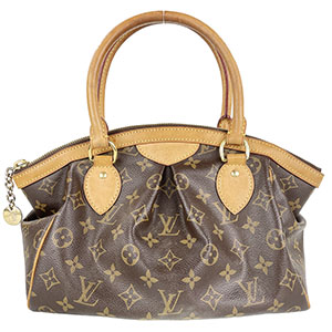 ルイ・ヴィトン モノグラム ティボリPM ブラウン ハンドバッグ