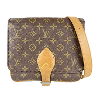 ルイ・ヴィトン モノグラム カルトシエールMM ブラウン ショルダーバッグ