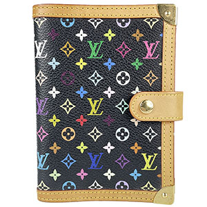 ルイ・ヴィトン モノグラム マルチカラー アジェンダPM ノワール 手帳カバー