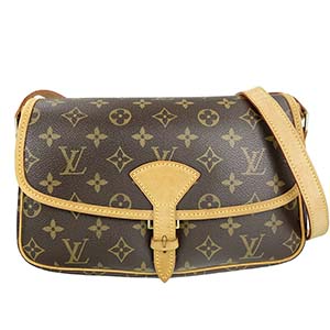 ルイ・ヴィトン モノグラム ソローニュ ブラウン ショルダーバッグ