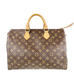 ルイ・ヴィトン モノグラム スピーディ35 ブラウン ハンドバッグ